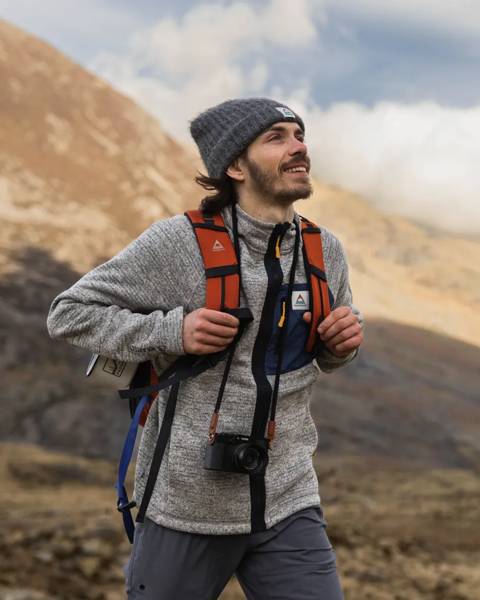Fleece|Fleece>Floris van Bommel Incline Recycled Polartec® Fleece Grey Marl