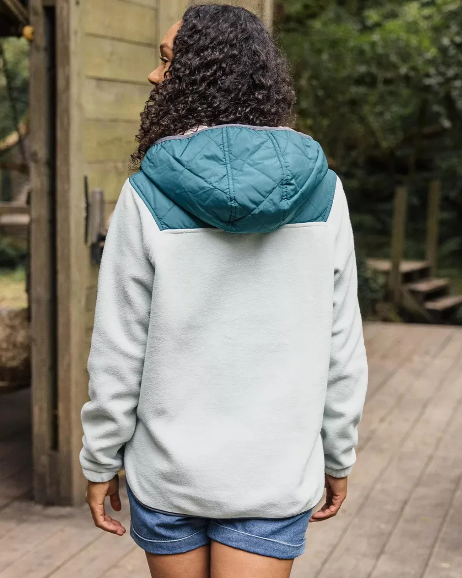 Fleece|Fleece>Passenger Juana Recycled Polar Hooded Fleece Surf Spray