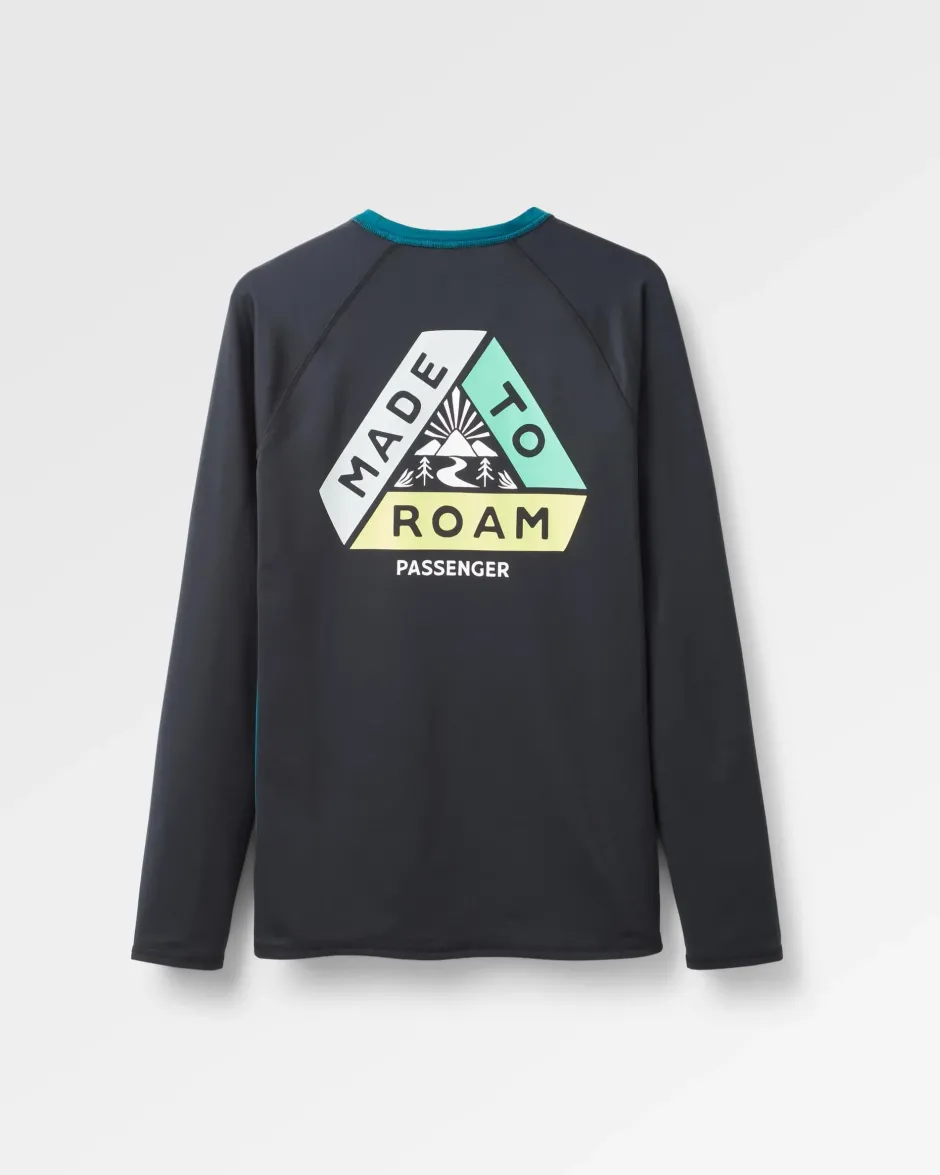 T-Shirts & Tank Tops|Activewear>Passenger Lakeside Recycled Active T-Shirt Black