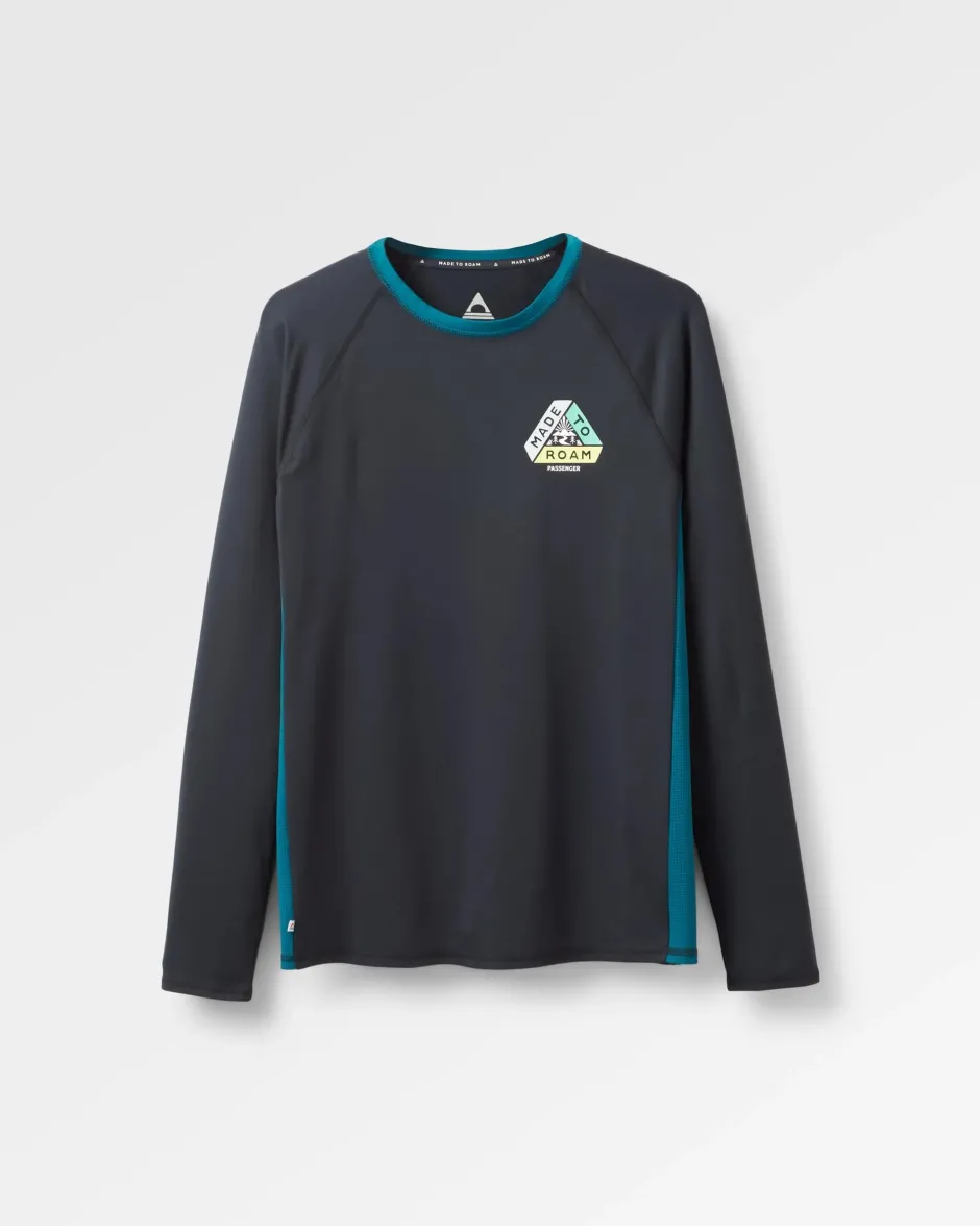 T-Shirts & Tank Tops|Activewear>Passenger Lakeside Recycled Active T-Shirt Black