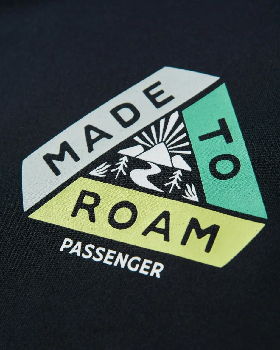 T-Shirts & Tank Tops|Activewear>Passenger Lakeside Recycled Active T-Shirt Black