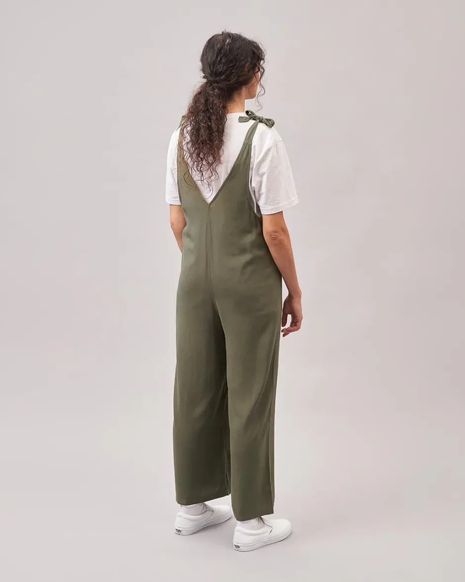 Dungarees & Pants|Women's Outlet>Passenger Lazy Day Dungarees Khaki