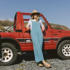 Dungarees & Pants|Women's Outlet>Passenger Lazy Day Dungarees Ocean Blue