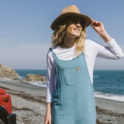 Dungarees & Pants|Women's Outlet>Passenger Lazy Day Dungarees Ocean Blue