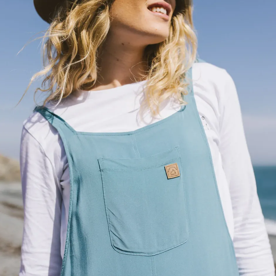 Dungarees & Pants|Women's Outlet>Passenger Lazy Day Dungarees Ocean Blue