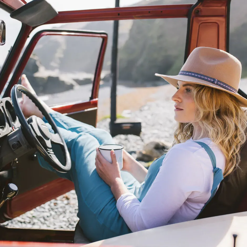 Dungarees & Pants|Women's Outlet>Passenger Lazy Day Dungarees Ocean Blue