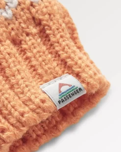 Gloves|Gloves>Passenger Lily Recycled Fleece Lined Fingerless Mittens Apricot