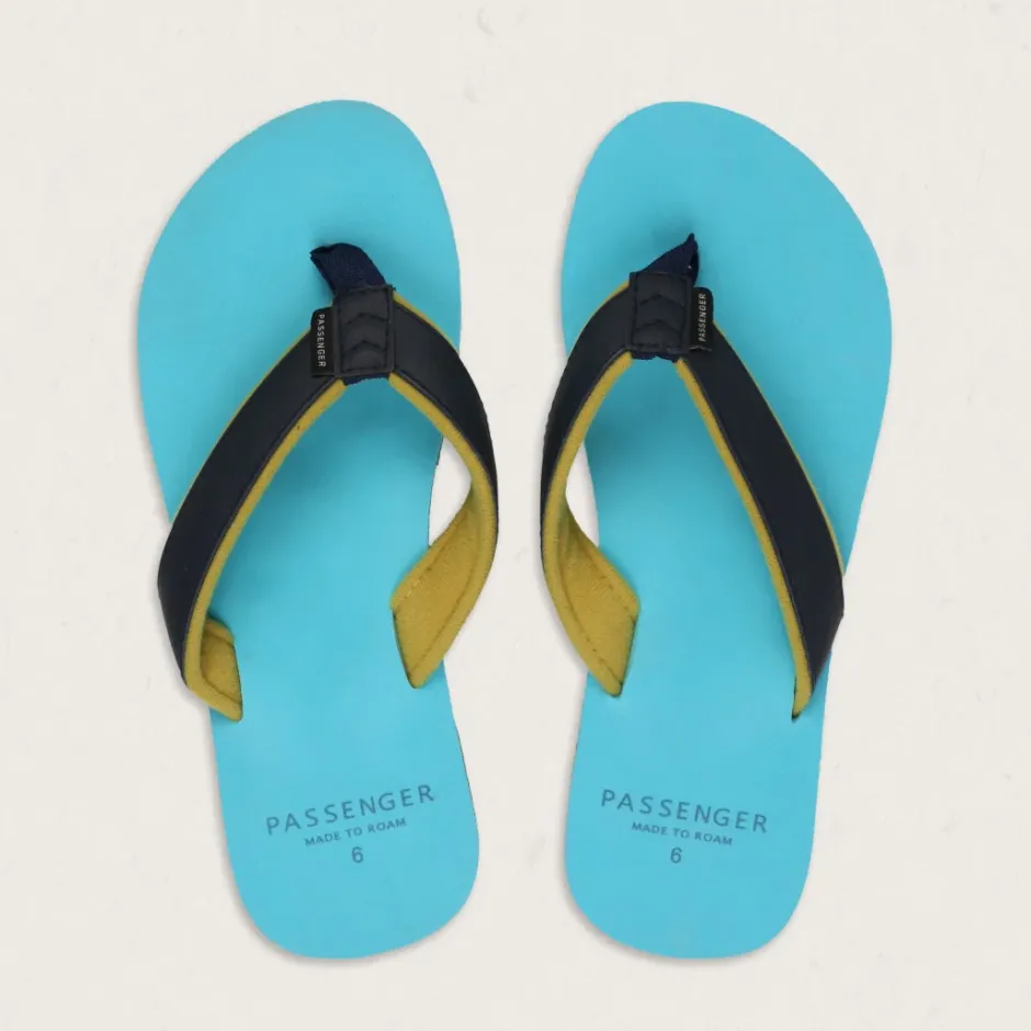 Flip Flops & Sandals|Flip Flops & Sandals>Passenger Lima Flip Flop Pastel Turquoise