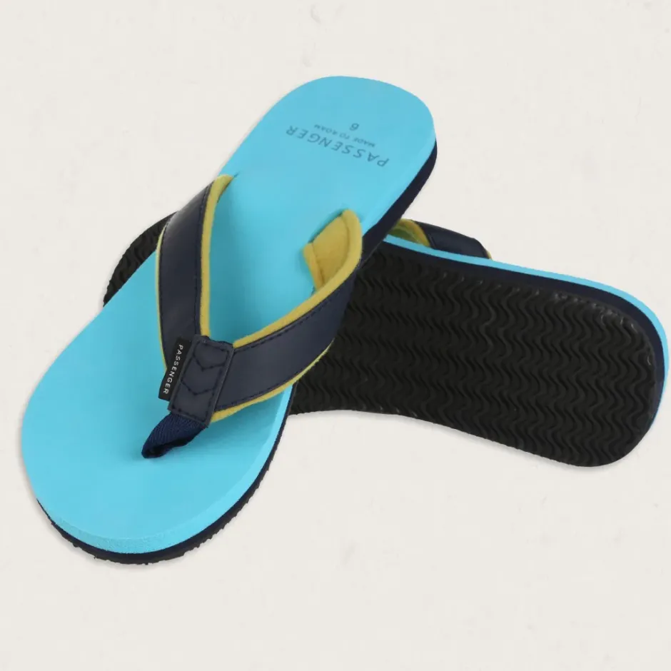 Flip Flops & Sandals|Flip Flops & Sandals>Passenger Lima Flip Flop Pastel Turquoise