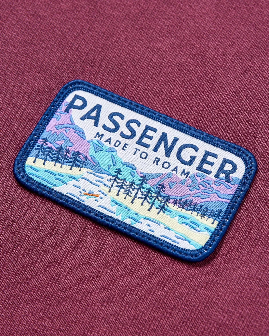Hoodies & Sweatshirts|Women's Outlet>Passenger Love The Wild Hoodie Wine