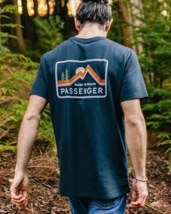 T-Shirts & Tank Tops|Best Sellers>Passenger Made To Roam Recycled Cotton T-Shirt Deep Navy
