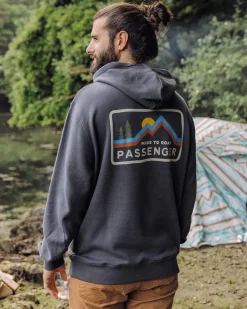 Hoodies & Sweatshirts|Best Sellers>Passenger Made To Roam Recycled Hoodie Faded Black