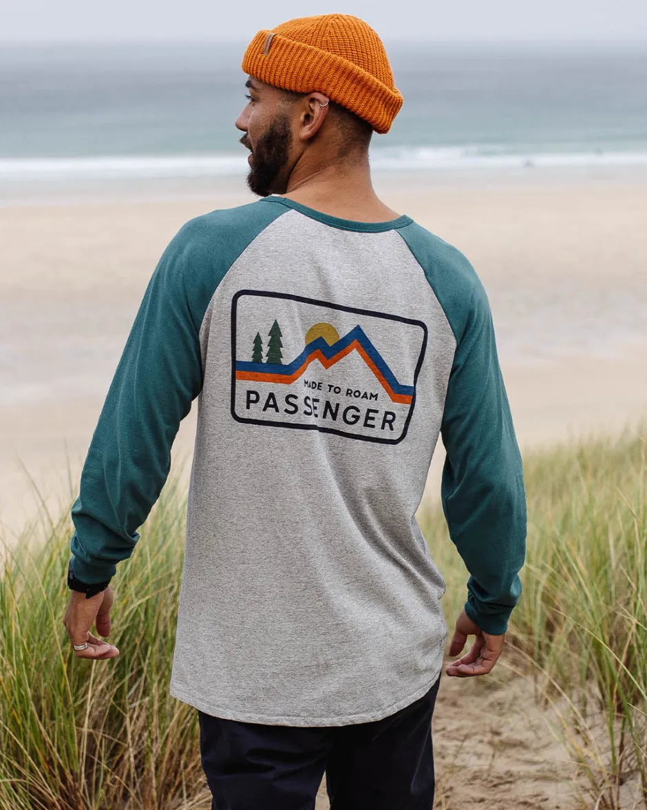 T-Shirts & Tank Tops|Best Sellers>Passenger Made To Roam Recycled LS T-Shirt Grey Marl