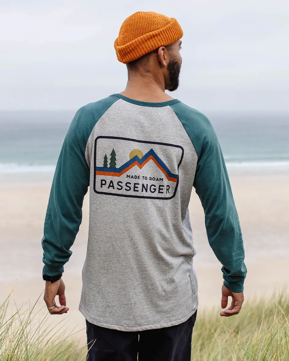 T-Shirts & Tank Tops|Best Sellers>Passenger Made To Roam Recycled LS T-Shirt Grey Marl