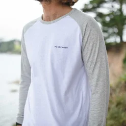 T-Shirts & Tank Tops|Best Sellers>Passenger Made To Roam Recycled LS T-Shirt White