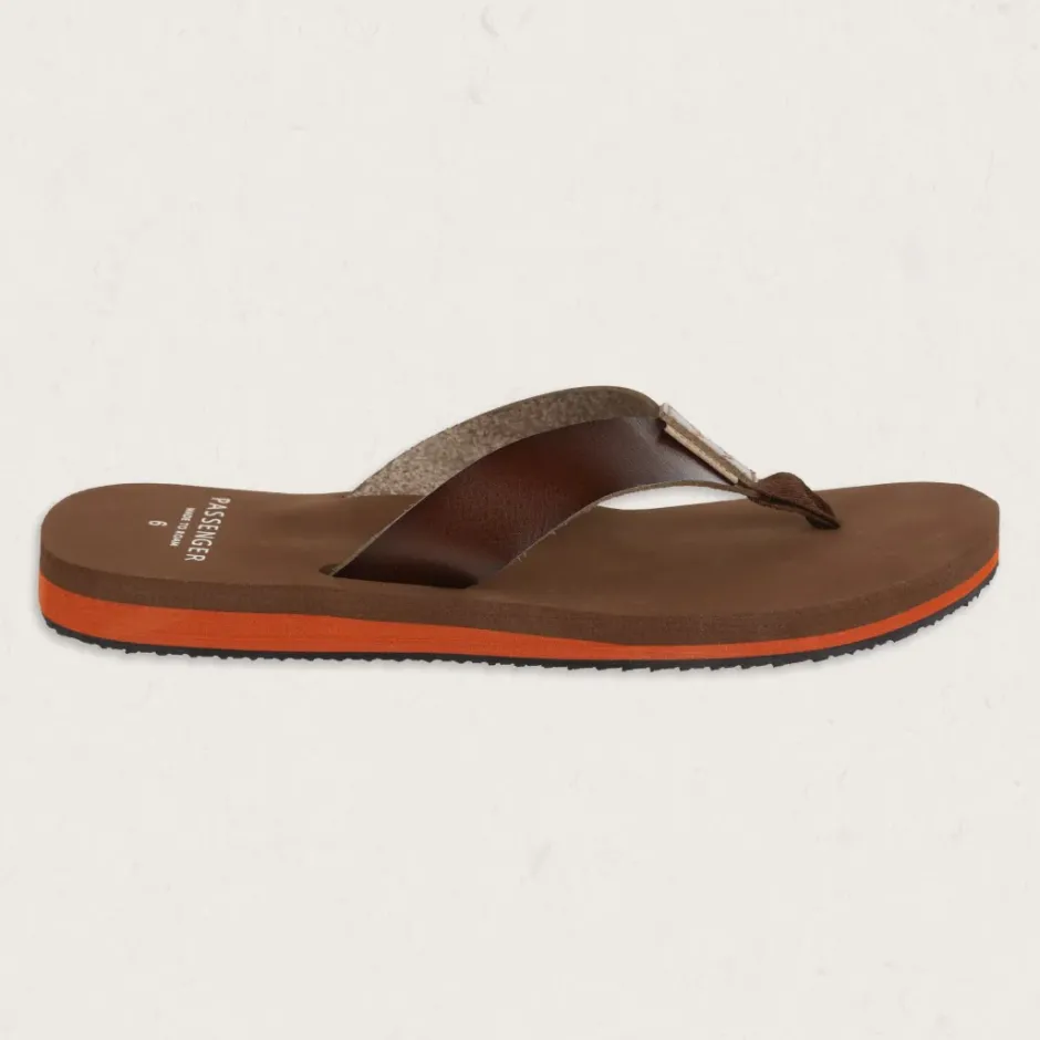 Flip Flops & Sandals|Flip Flops & Sandals>Passenger Malibu Flip Flop Dark Brown