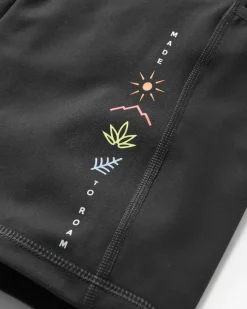 Shorts|Leggings>Passenger Mantra Recycled Active Short Black
