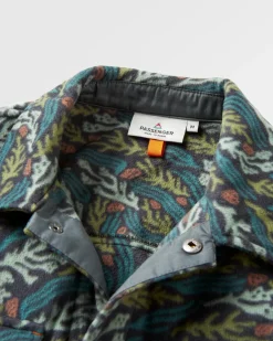 Fleece|Fleece>Floris van Bommel Maple Recycled Polar Fleece Shirt Ocean Current Black