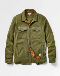 Fleece|Fleece>Passenger Maple Recycled Polar Fleece Shirt Khaki
