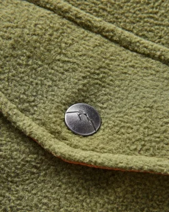 Fleece|Fleece>Passenger Maple Recycled Polar Fleece Shirt Khaki