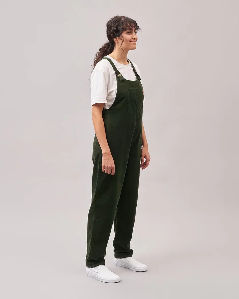Dungarees & Pants|Women's Outlet>Passenger Meadows Cord Dungarees Fir Tree
