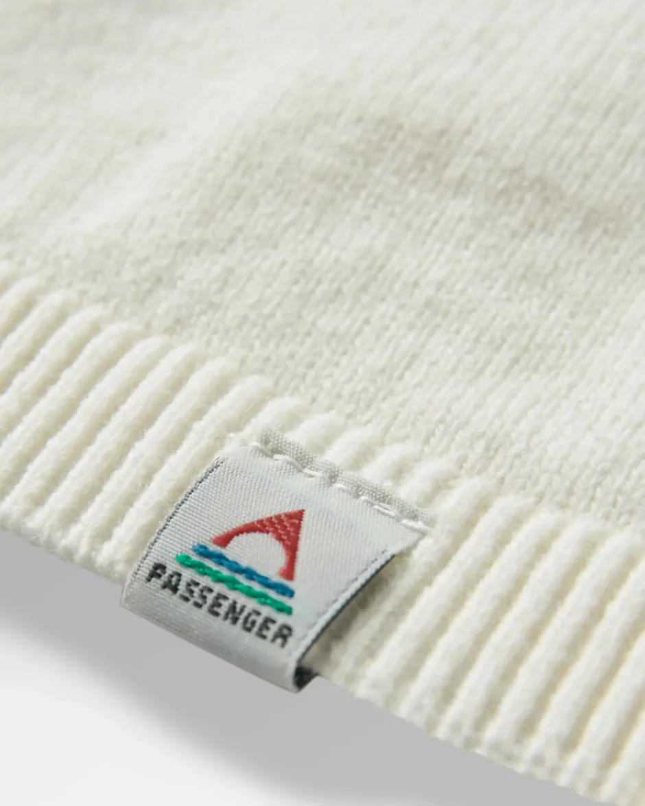 Knitwear>Passenger Migrate Organic Knitted Jumper Green spruce stripe
