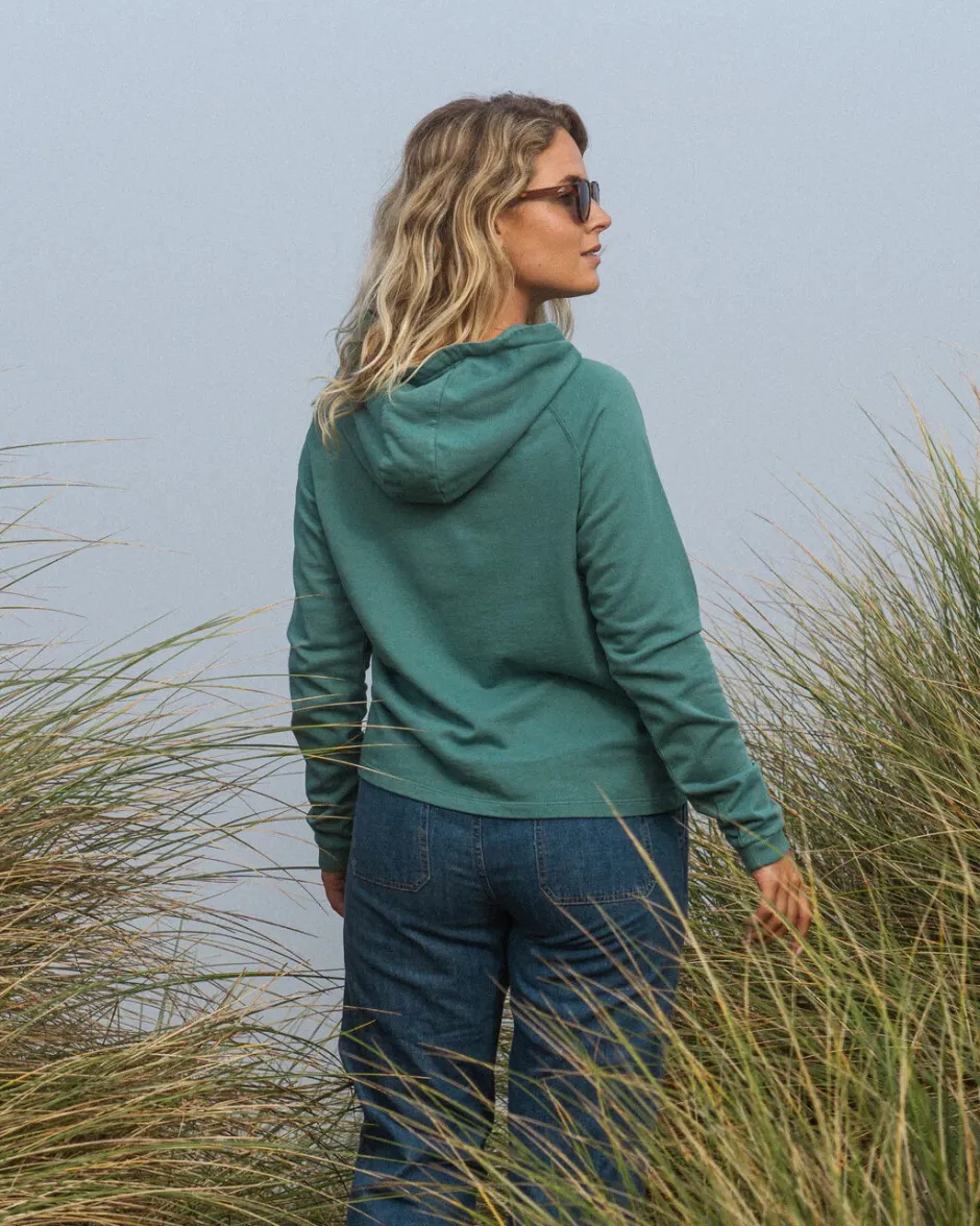 Hoodies & Sweatshirts>Passenger Mindful Recycled Cotton Hoodie Deep Sea