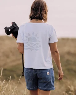 Tops & T-Shirts|Women's Outlet>Passenger Mindful Recycled Cotton T-Shirt Pale Blue