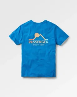 T-Shirts & Tank Tops|Men's Outlet>Passenger MTR Recycled Cotton T-Shirt Soft Cobalt