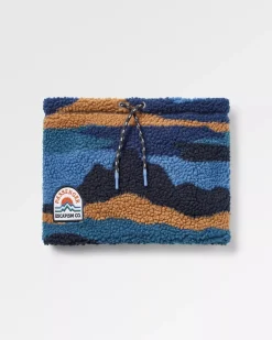 Accessories|Neckwear & Snoods>Passenger Mulled Recycled Sherpa Fleece Snood Scenic Navy