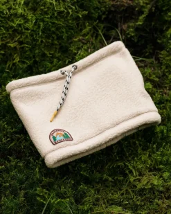 Neckwear & Snoods|Scarves & Neckwear>Floris van Bommel Mulled Sherpa Fleece Snood Oatmeal