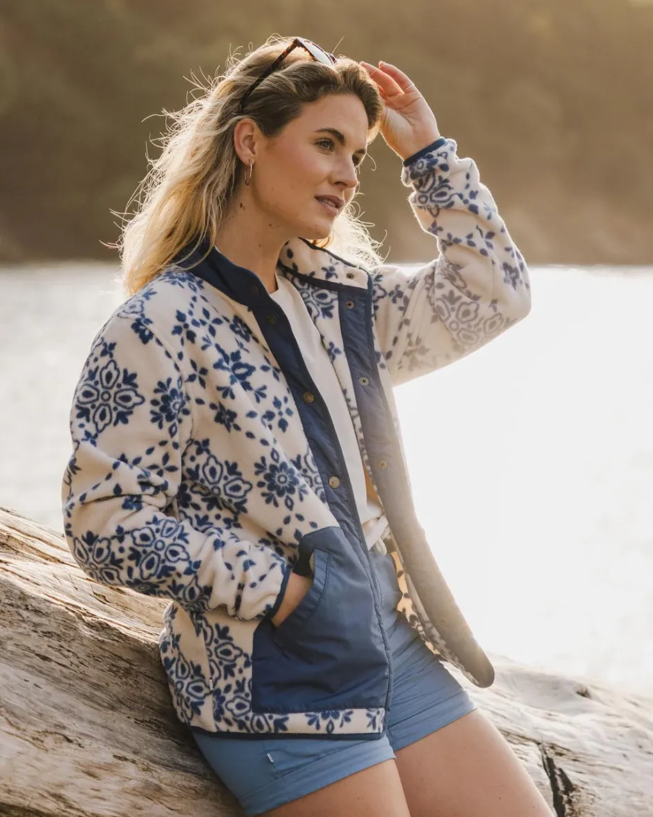 Fleece|Fleece>Passenger Navegado Recycled Polar Fleece Large Tile Oatmeal