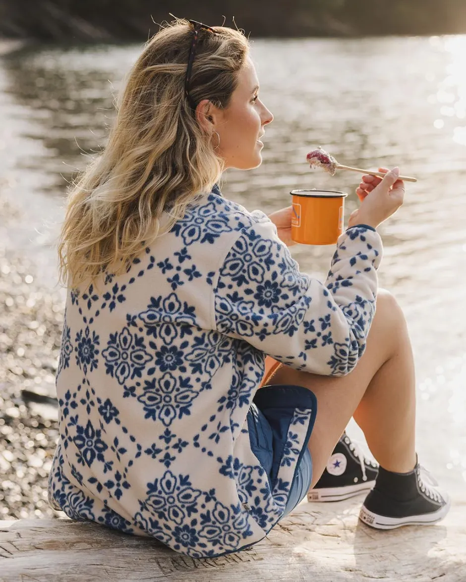 Fleece|Fleece>Passenger Navegado Recycled Polar Fleece Large Tile Oatmeal