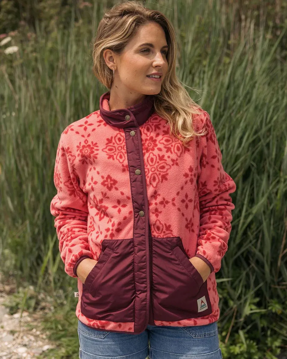 Fleece|Fleece>Passenger Navegado Recycled Polar Fleece Large Tile Rose