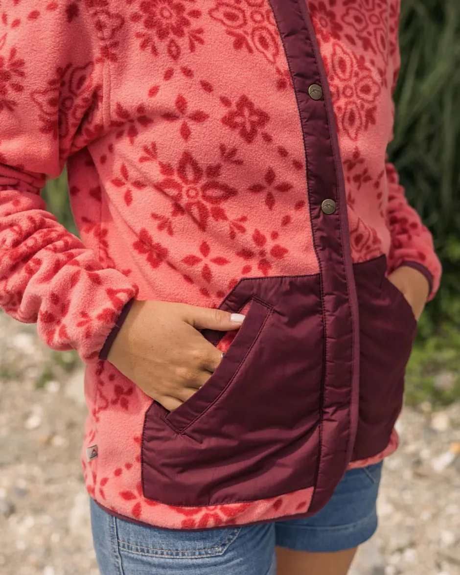 Fleece|Fleece>Passenger Navegado Recycled Polar Fleece Large Tile Rose