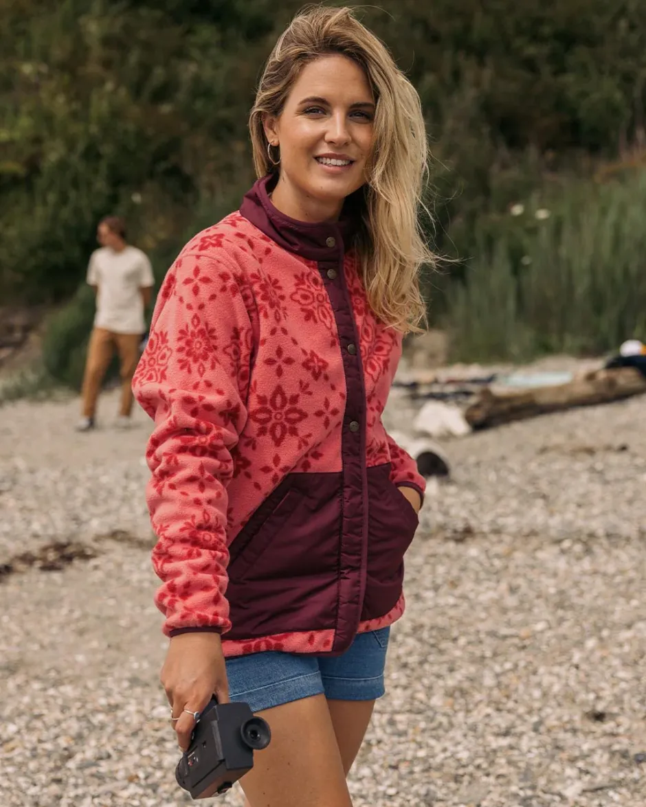 Fleece|Fleece>Passenger Navegado Recycled Polar Fleece Large Tile Rose