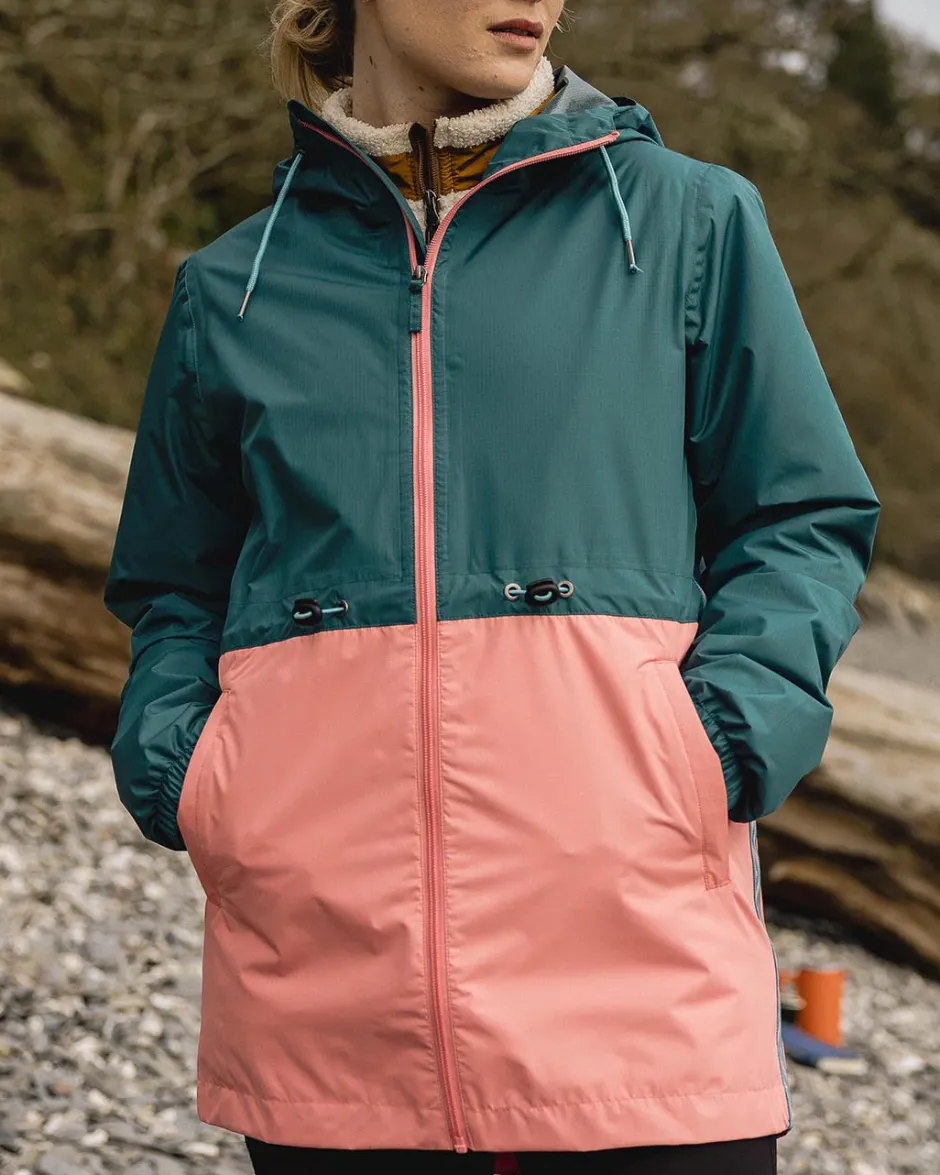 Water Resistant|Shell>Passenger Nimbin Recycled Full Zip Water Resistant Jacket Mediterranean