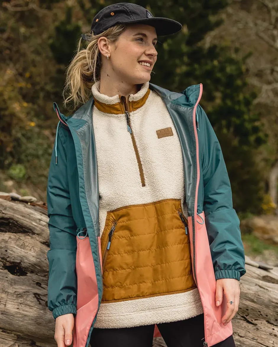 Water Resistant|Shell>Passenger Nimbin Recycled Full Zip Water Resistant Jacket Mediterranean