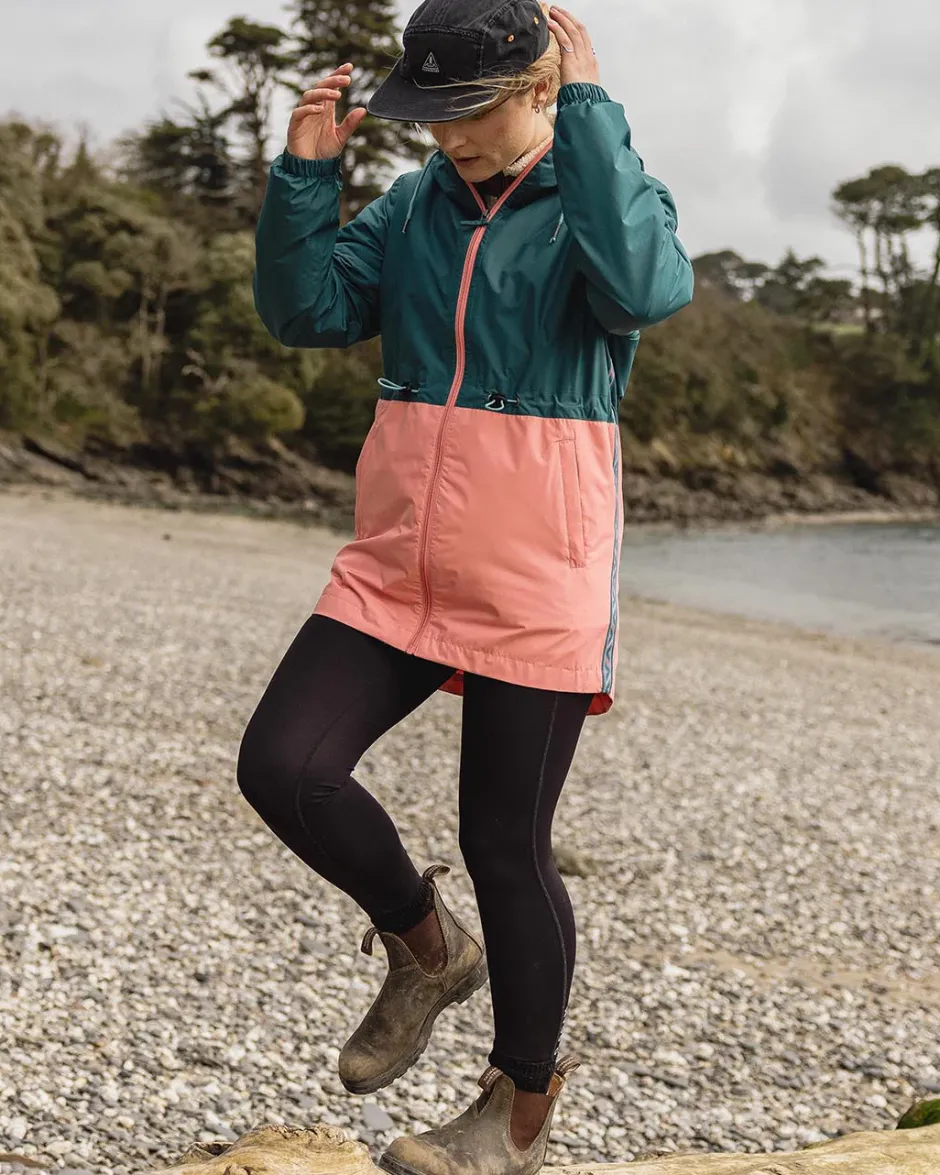 Water Resistant|Shell>Passenger Nimbin Recycled Full Zip Water Resistant Jacket Mediterranean