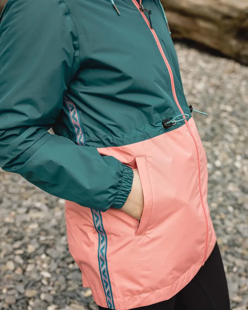 Water Resistant|Shell>Passenger Nimbin Recycled Full Zip Water Resistant Jacket Mediterranean