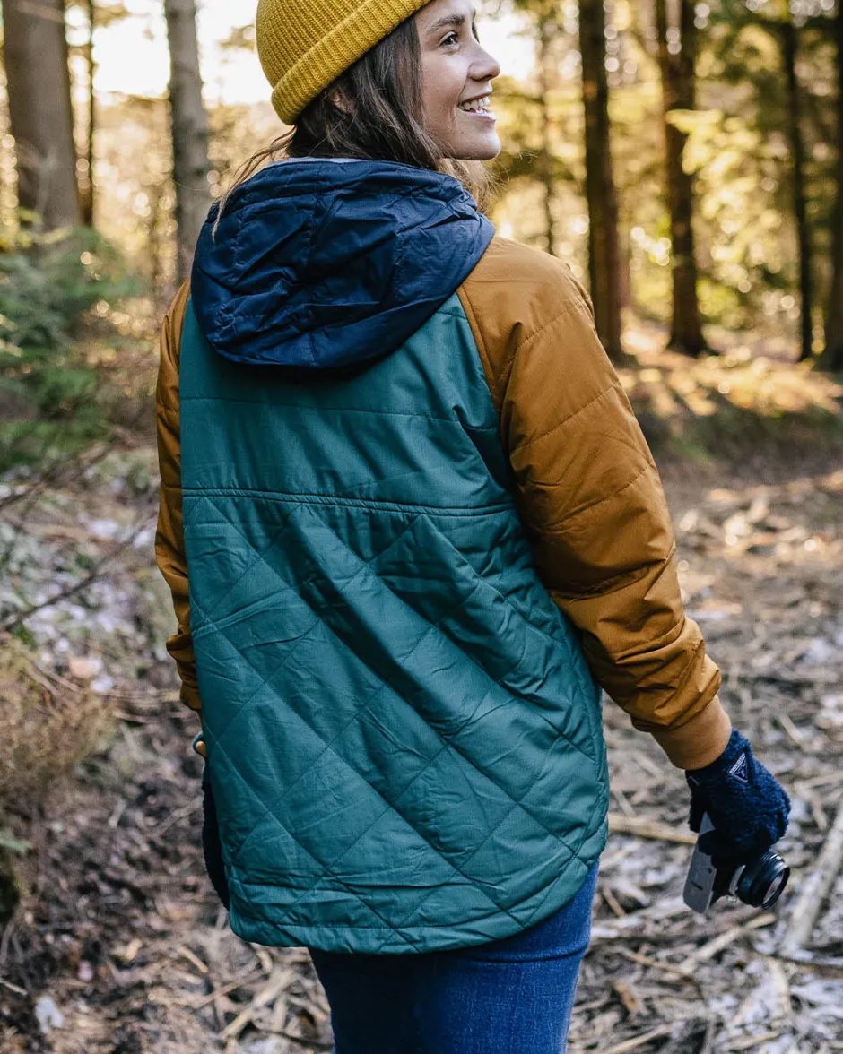 Water Resistant|Insulated>Passenger Ocean Recycled Insulated 1/2 Zip Jacket Deep Ocean