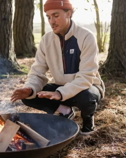 Winter Road Trip Essentials|Best Sellers>Passenger Offgrid 2.0 Recycled Sherpa Fleece Oatmeal/Navy