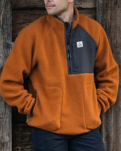 Fleece|Fleece>Passenger Offgrid 2.0 Recycled Sherpa Fleece Glazed Ginger
