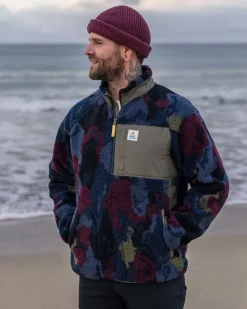 Fleece|Fleece>Passenger Offroad Recycled Sherpa 1/2 Zip Fleece Sycamore Pattern