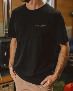 T-Shirts & Tank Tops|Best Sellers>Passenger Open Road Recycled Cotton T-Shirt Black