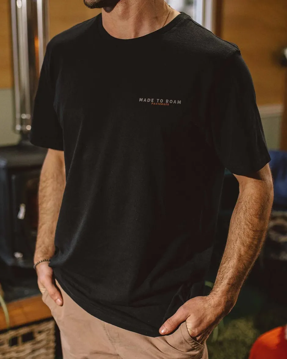 T-Shirts & Tank Tops|Best Sellers>Passenger Open Road Recycled Cotton T-Shirt Black