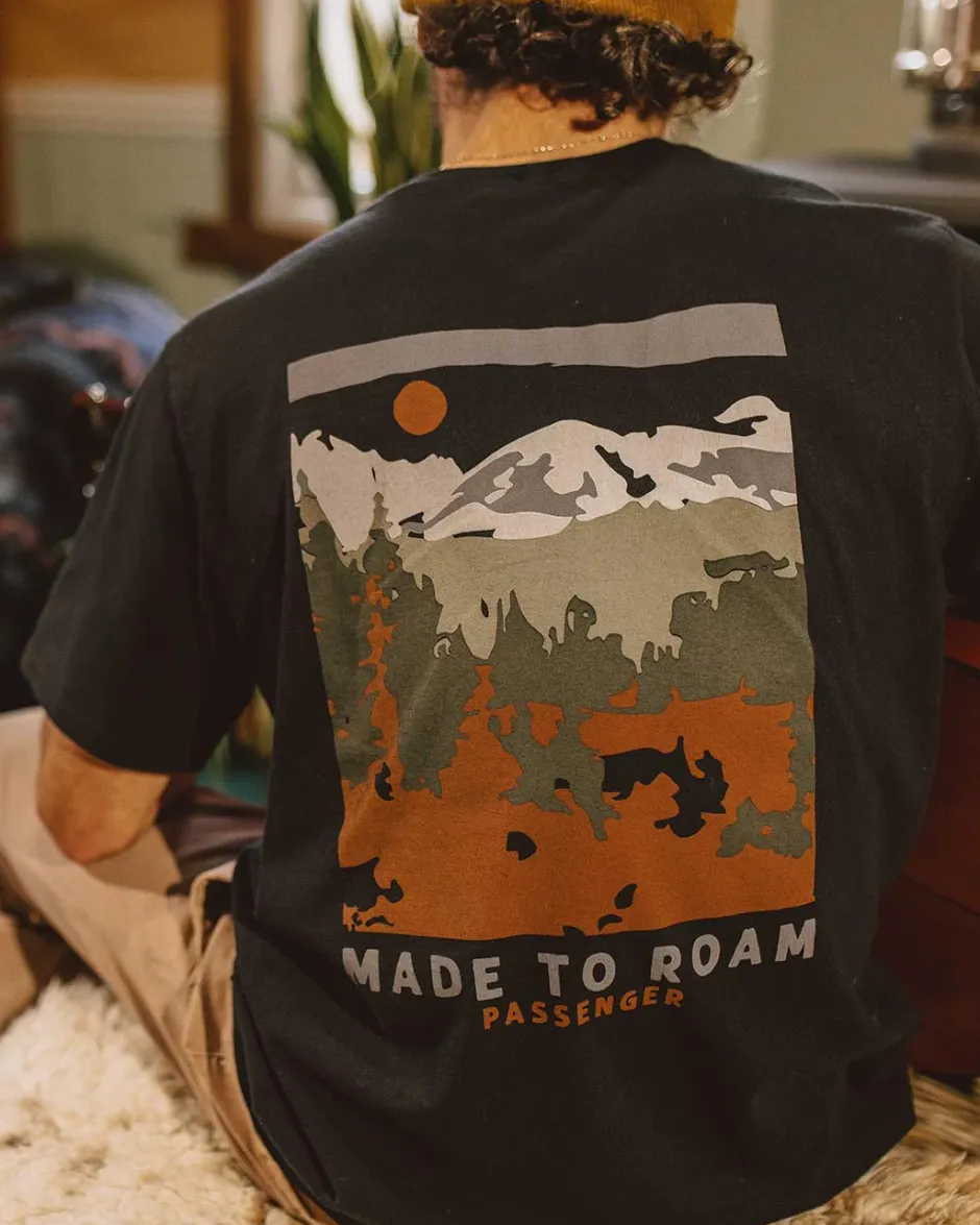 T-Shirts & Tank Tops|Best Sellers>Passenger Open Road Recycled Cotton T-Shirt Black