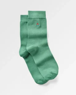 Socks|Socks>Passenger Organic Crew Socks Deep Sea