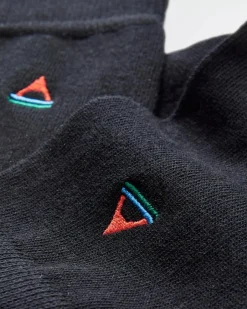Socks|Socks>Passenger Organic Crew Socks Black