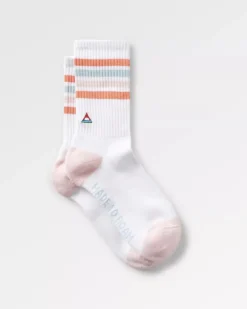 Socks|Socks>Passenger Organic Mid-weight Crew Socks White